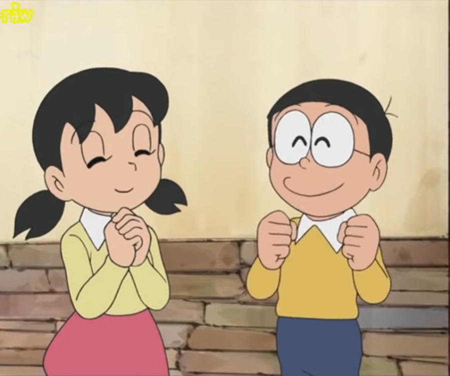 Hình ảnh nobita và shizuka cute
