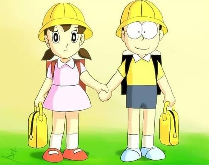 Hình ảnh nobita và shizuka