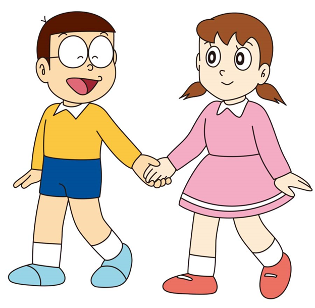 Hình ảnh của nobita và xuka