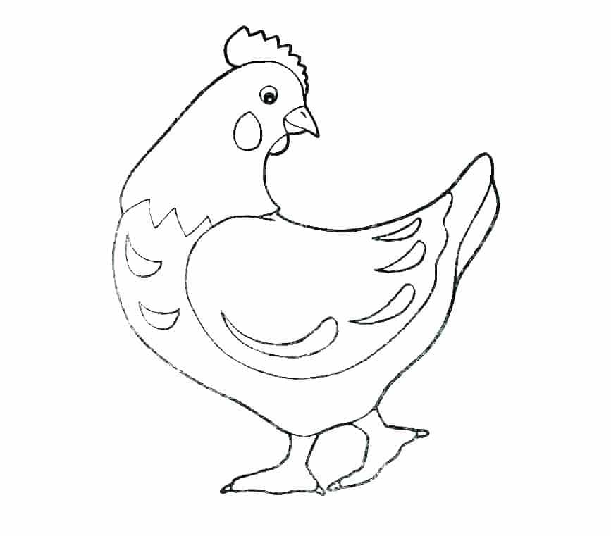 Hình ảnh con gà mái hoạt hình
