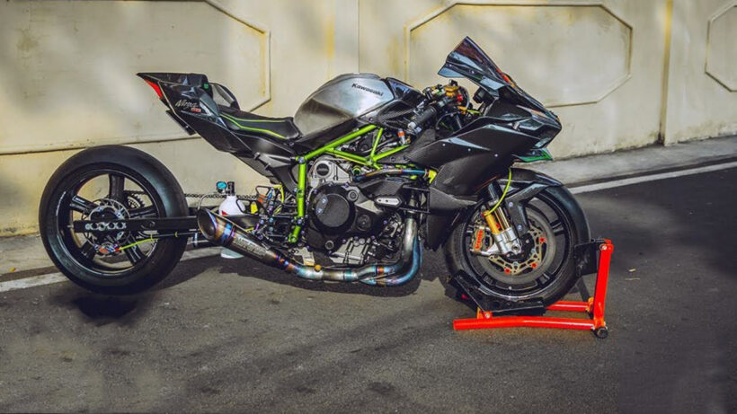 Hình ảnh Kawasaki Ninja H2R độ với động cơ mạnh nhất