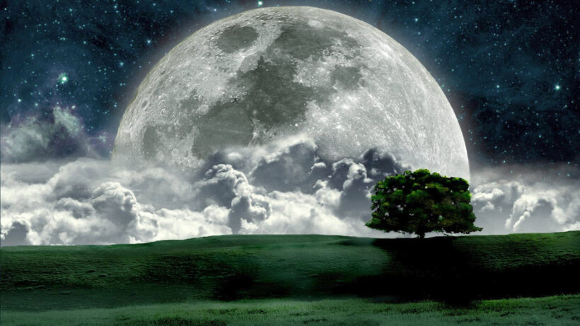Hình ảnh mặt trăng đẹp huyền ảo